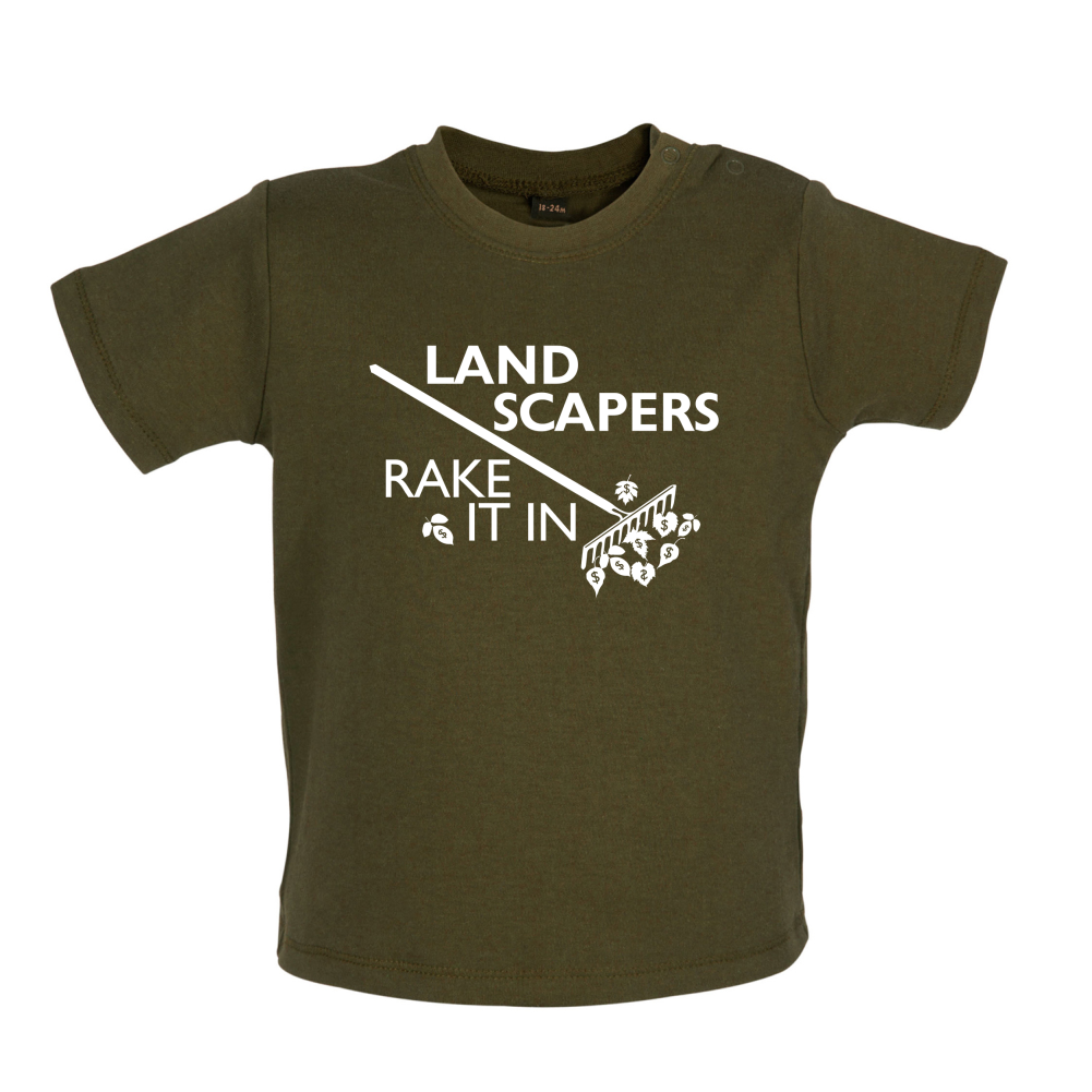 Landscapers Rake It In Baby T Shirt