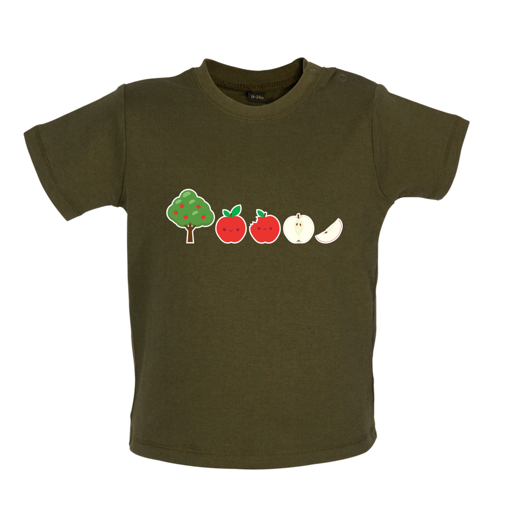 Evolution Of Apple Baby T Shirt