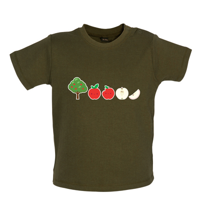 Evolution Of Apple Baby T Shirt