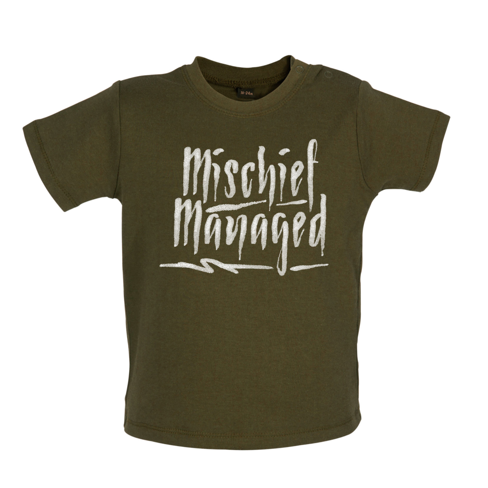 Mishchief Managed Baby T Shirt
