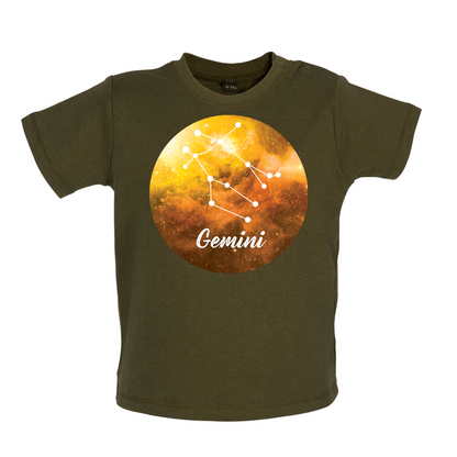 Gemini Sign Baby T Shirt