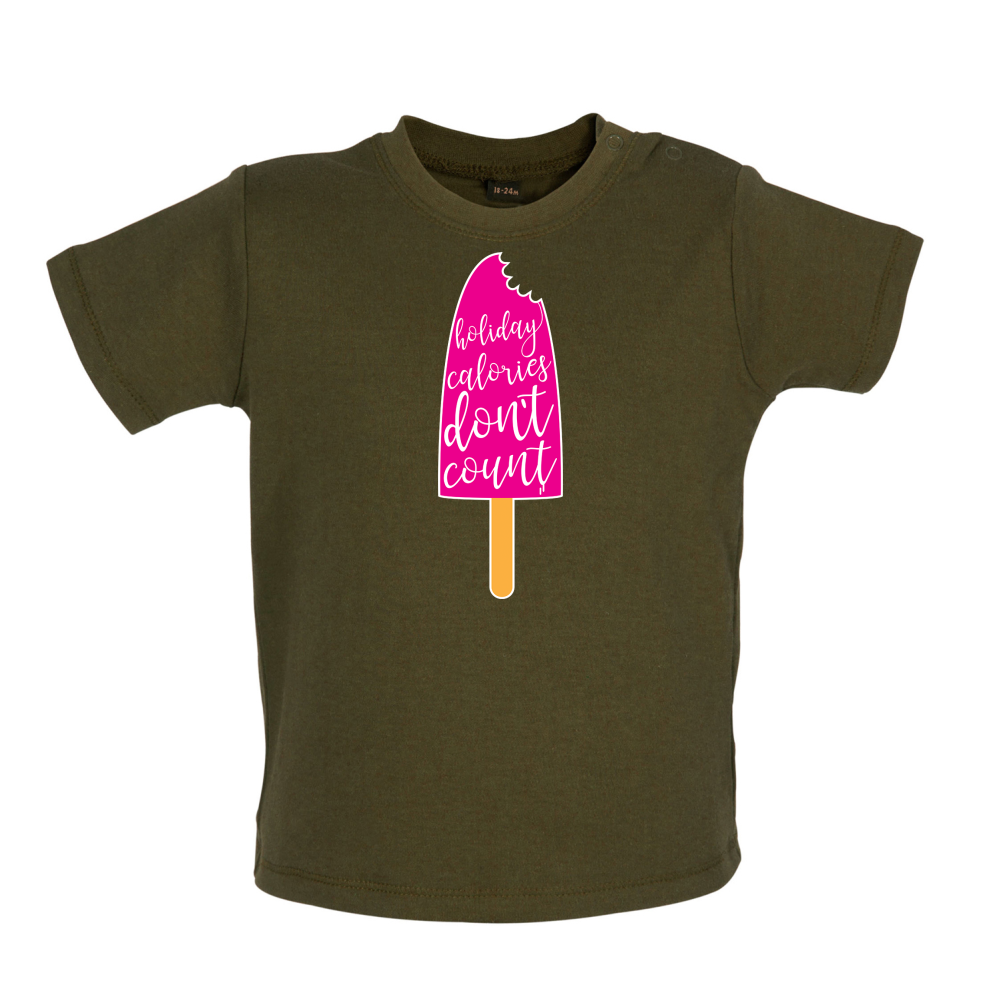 Holiday Calories Don't Count Baby T Shirt