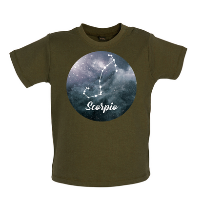 Scorpio Sign Baby T Shirt