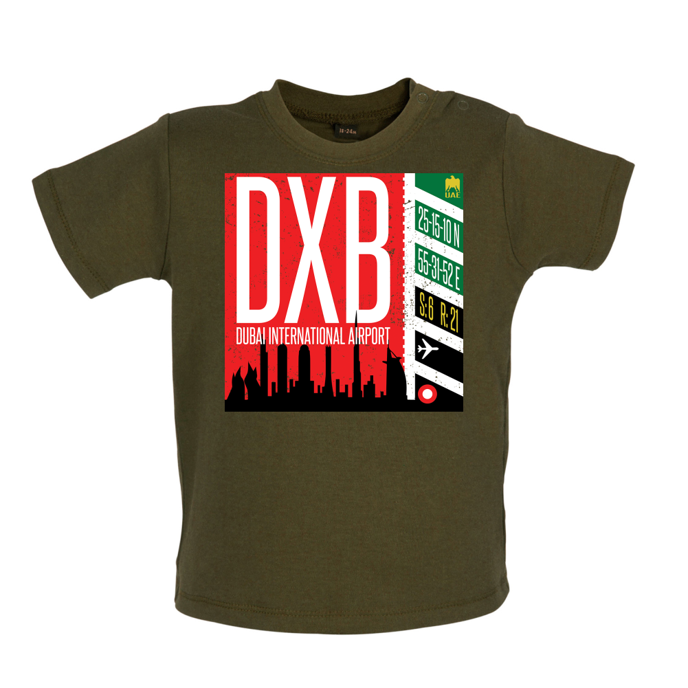 Dubai Airport Baby T Shirt