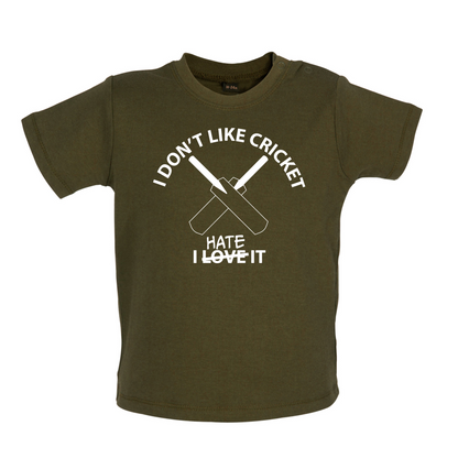 Don't Like Cricket Hate It  Baby T Shirt