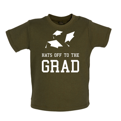 Hats Off To The Grad Baby T Shirt