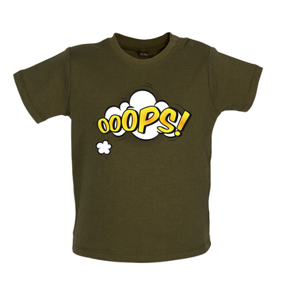 Oops! Word Art Baby T Shirt