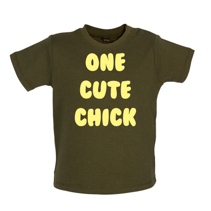One Cute Chick  Baby T Shirt