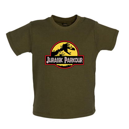Jurassic Parkour Baby T Shirt