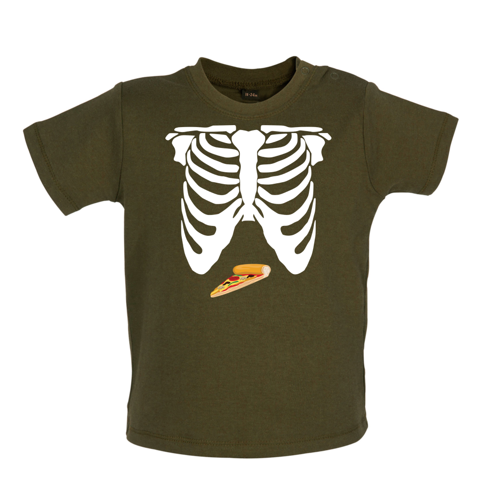 Pizza Tummy Baby T Shirt