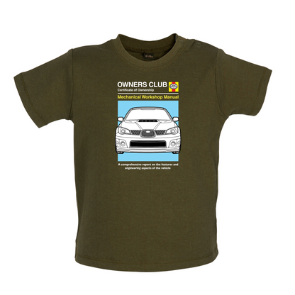 Car Owners Manual Impreza Baby T Shirt