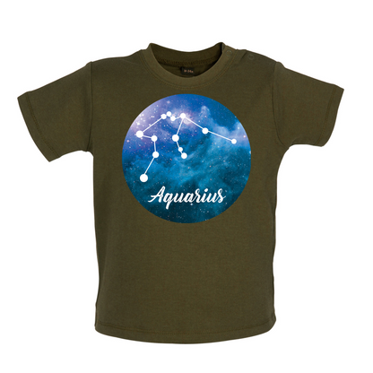 Aquarias Sign Baby T Shirt