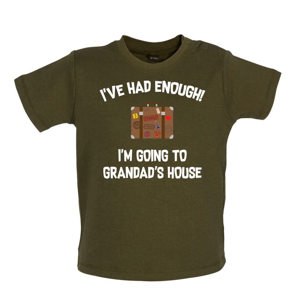 I'm Going To Grandad's House Baby T Shirt