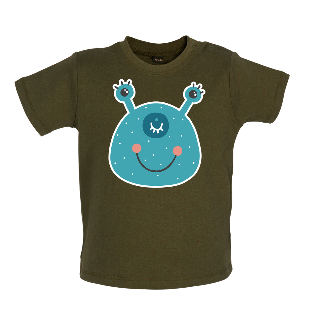 Smiley Face Alien Mrs T Shirt