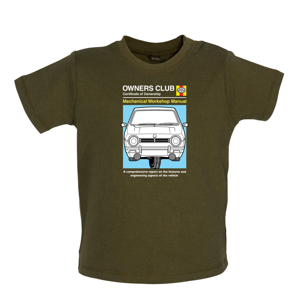 Car Owners Manual Reliant Robin Baby T Shirt