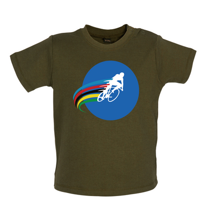 Cycling Stripes Baby T Shirt