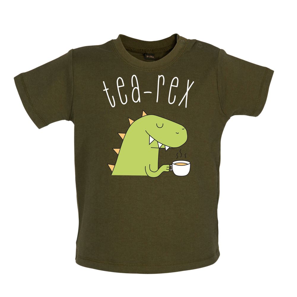 Tea-Rex Baby T Shirt