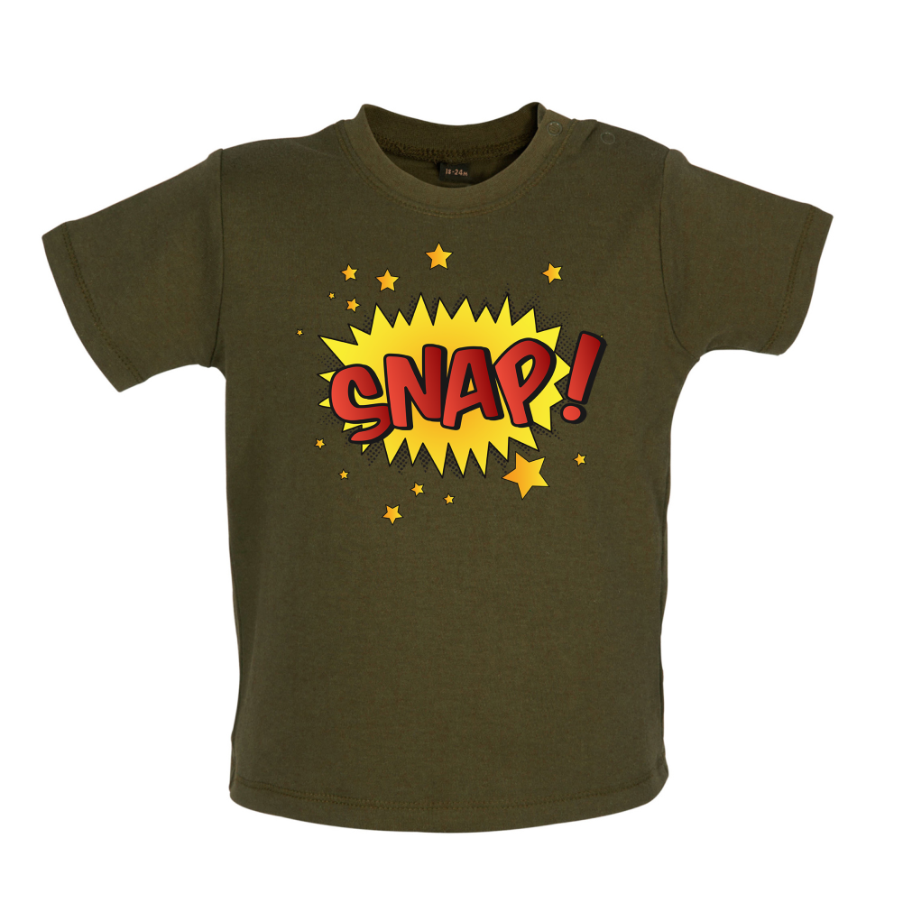 Snap! Word Art Baby T Shirt