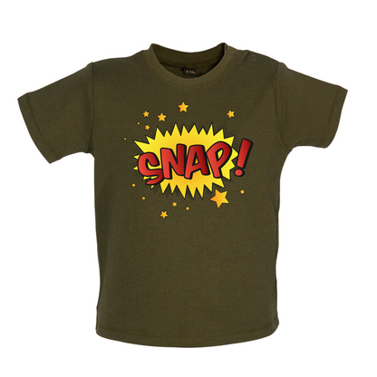 Snap! Word Art Baby T Shirt