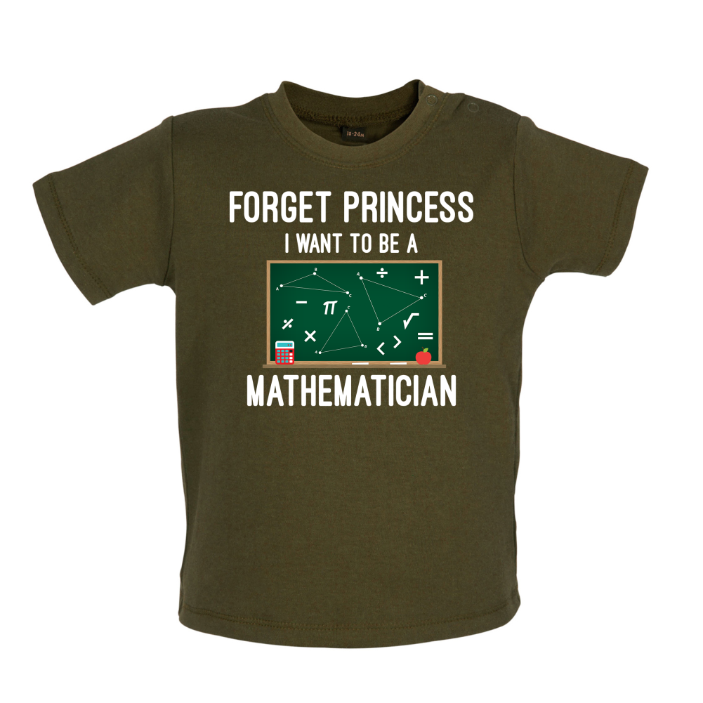 Forget Princess Maths Baby T Shirt