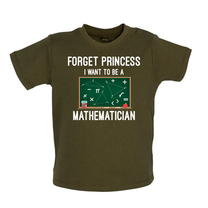 Forget Princess Maths Baby T Shirt
