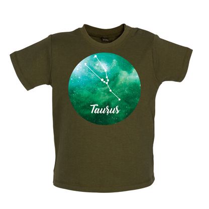 Taurus Sign Baby T Shirt