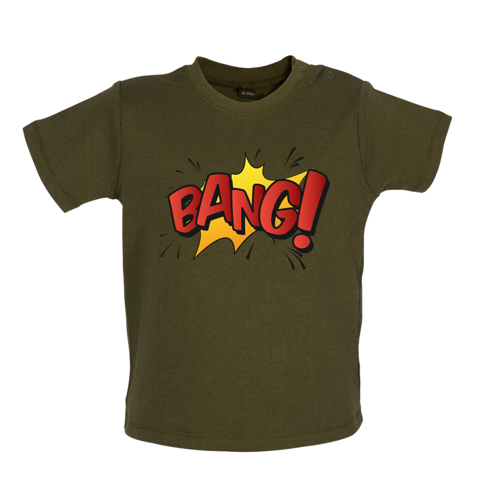 BANG! Word Art Baby T Shirt