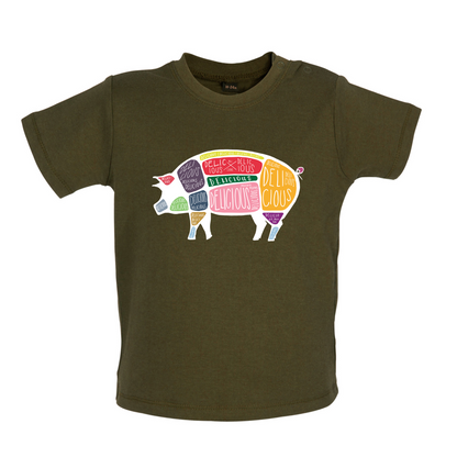 Delicious Pig Baby T Shirt