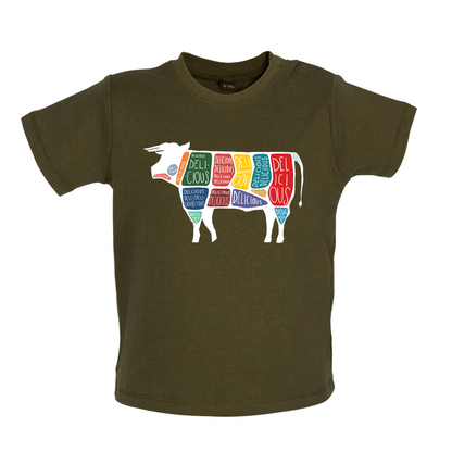 Delicious Cow Baby T Shirt