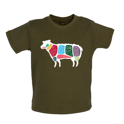 Delicious Sheep Baby T Shirt