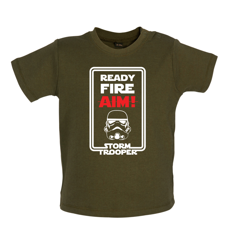 Ready Fire Aim Baby T Shirt