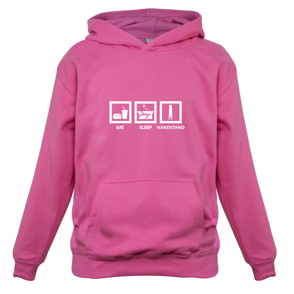 Eat Sleep Handstand Kids T Shirt