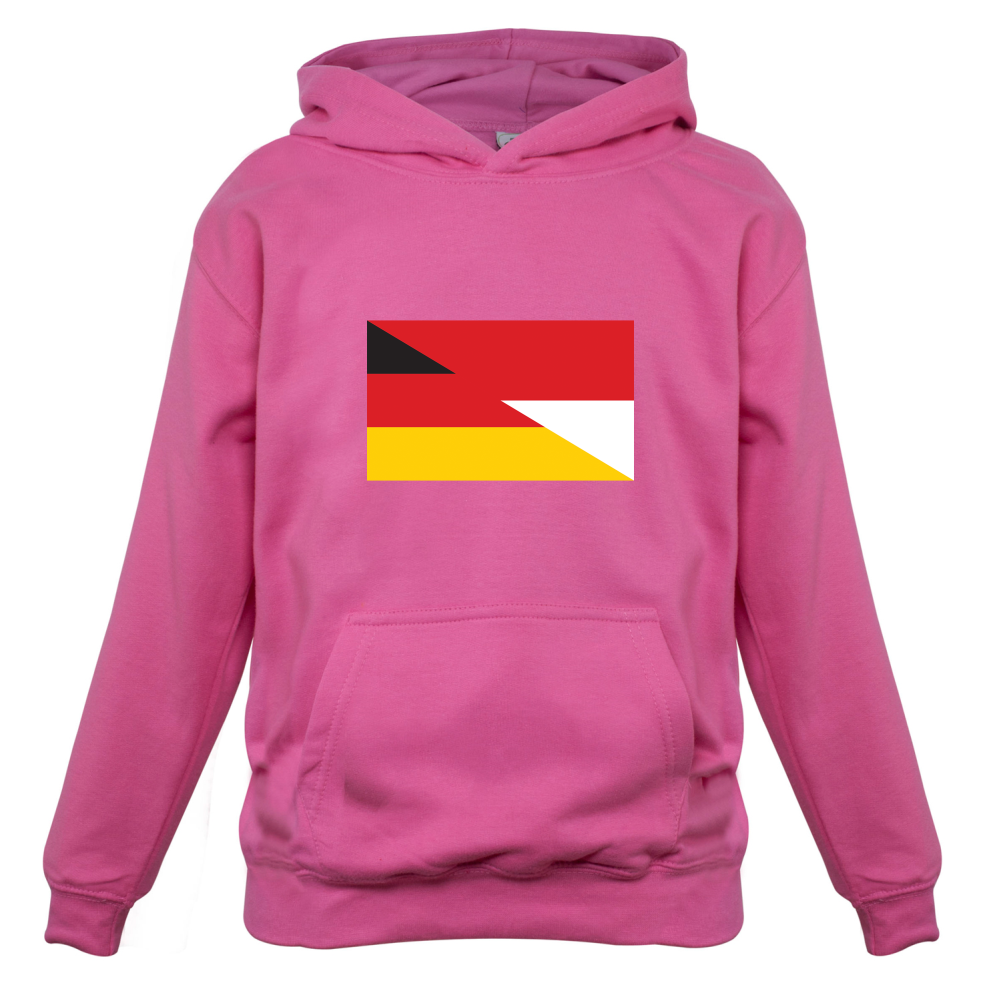 Half German Half Polish Flag Kids T Shirt