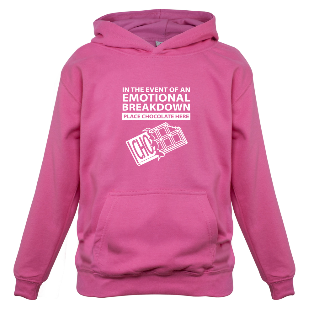 Emotional Breadown Place Chocolate Here Kids T Shirt
