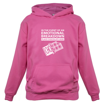 Emotional Breadown Place Chocolate Here Kids T Shirt
