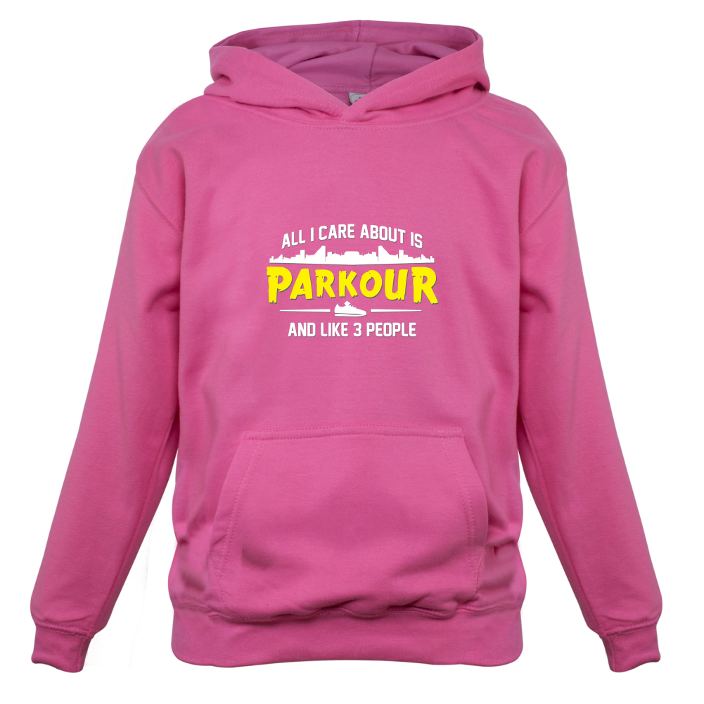 All I Care About Is Parkour Kids T Shirt