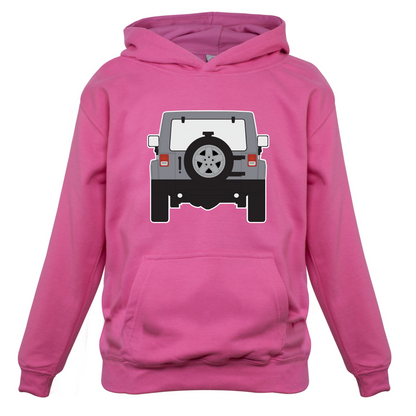 JW Rear Hyper Silver Kids T Shirt