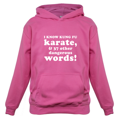 I Know Karate And 37 Other Dangerous Words Kids T Shirt
