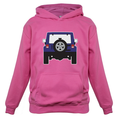 JW Rear Hyper Purple Kids T Shirt