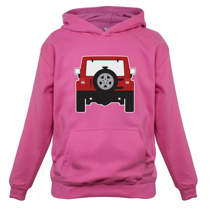 JW Rear Red Kids T Shirt