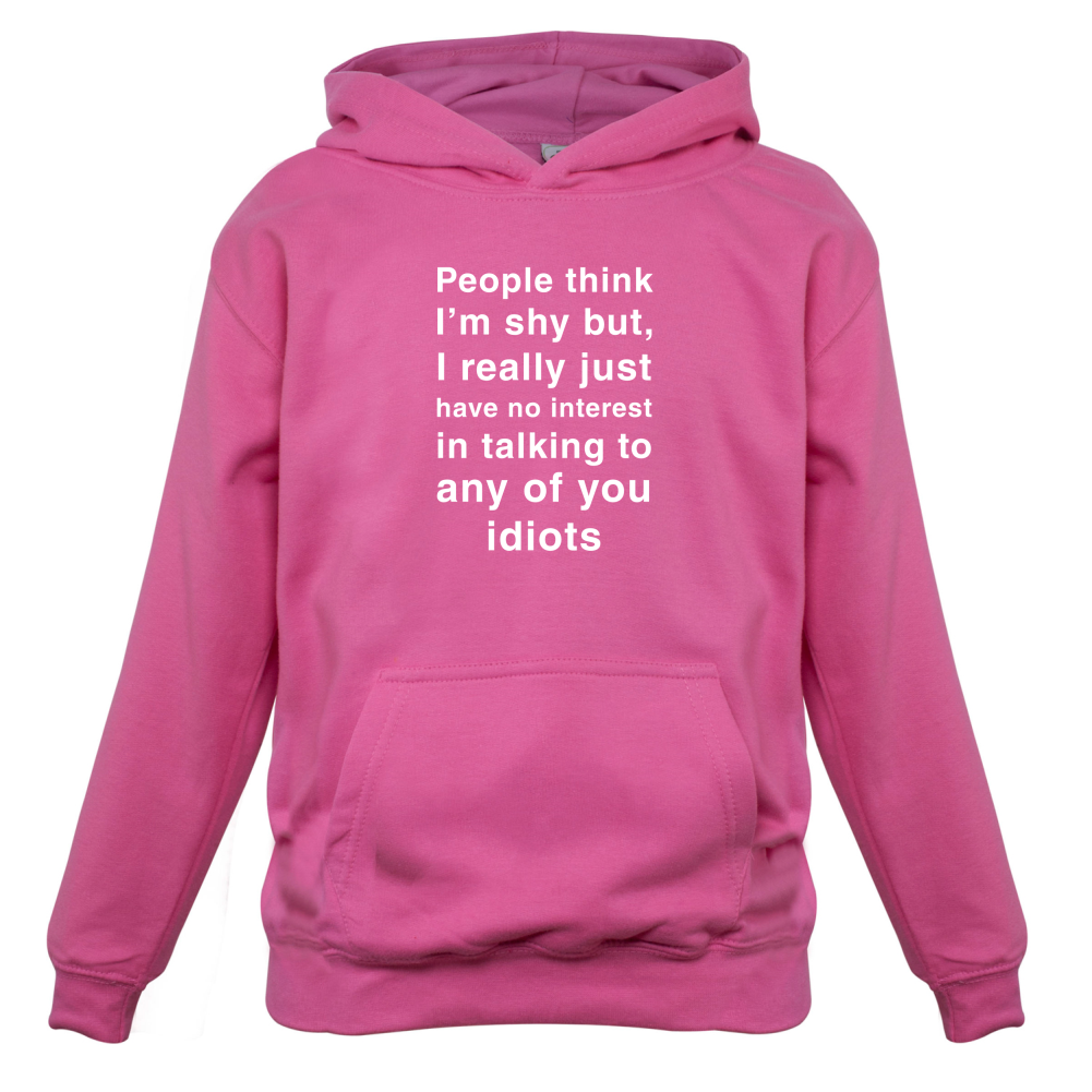 People Think I'm Shy Kids T Shirt