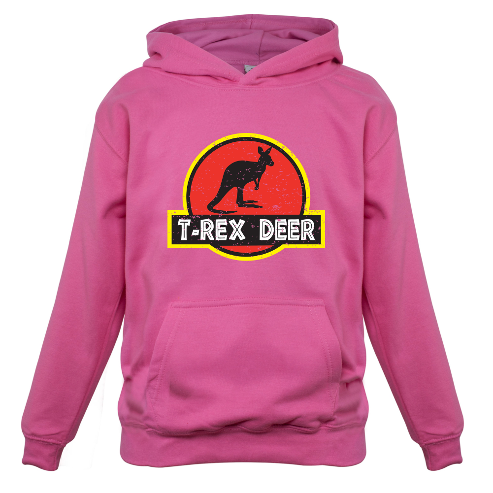 T-Rex Deer Kids T Shirt