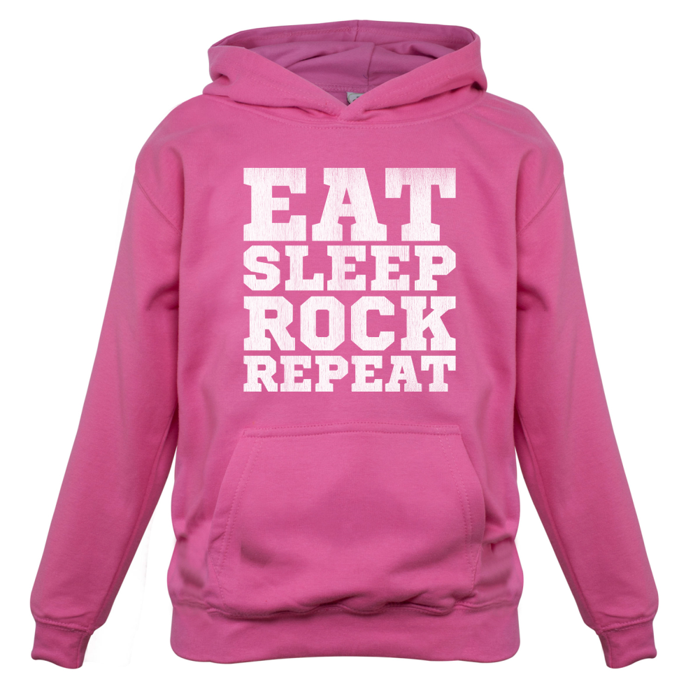 Eat Sleep Rock REPEAT Kids T Shirt