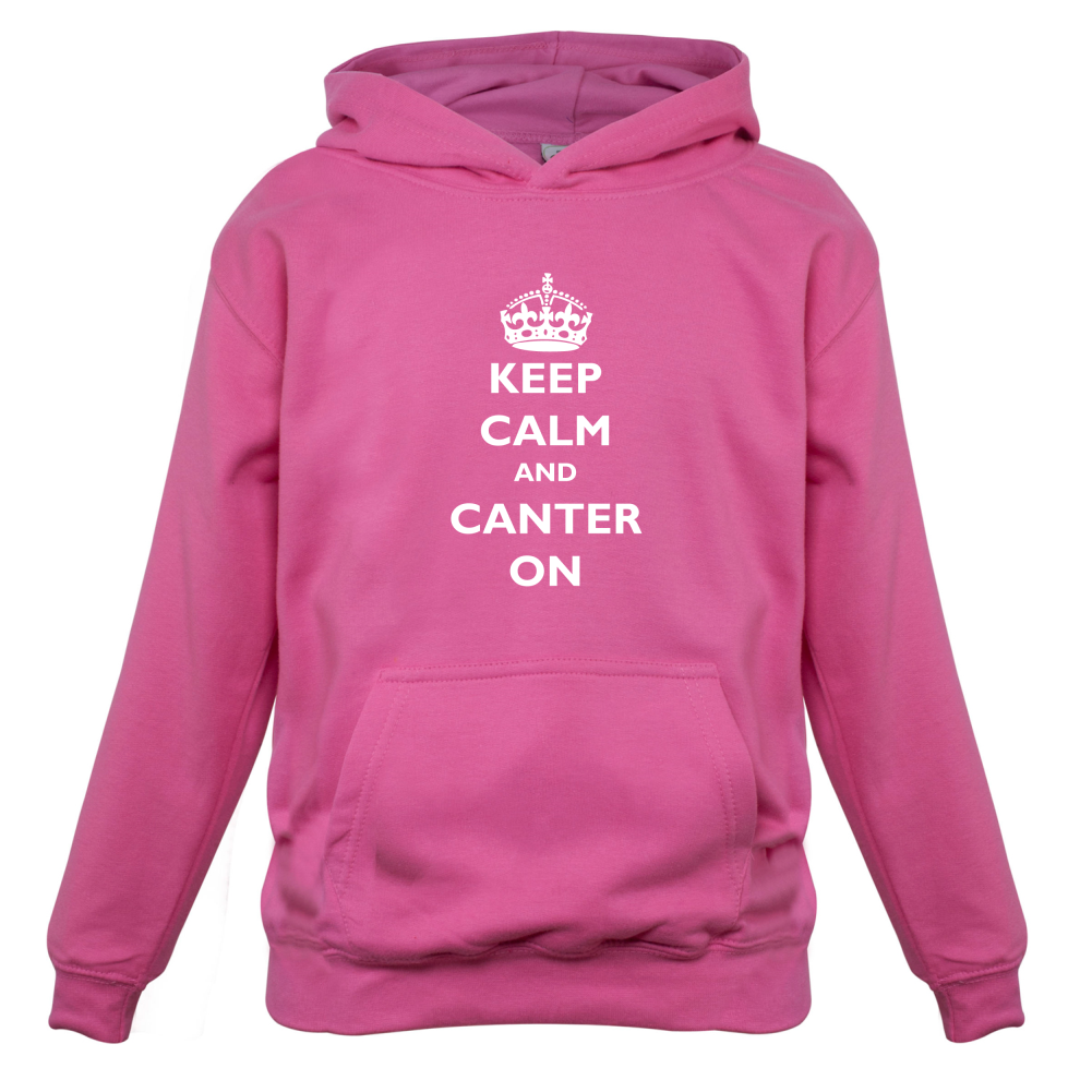 Keep Calm And Canter On Kids T Shirt