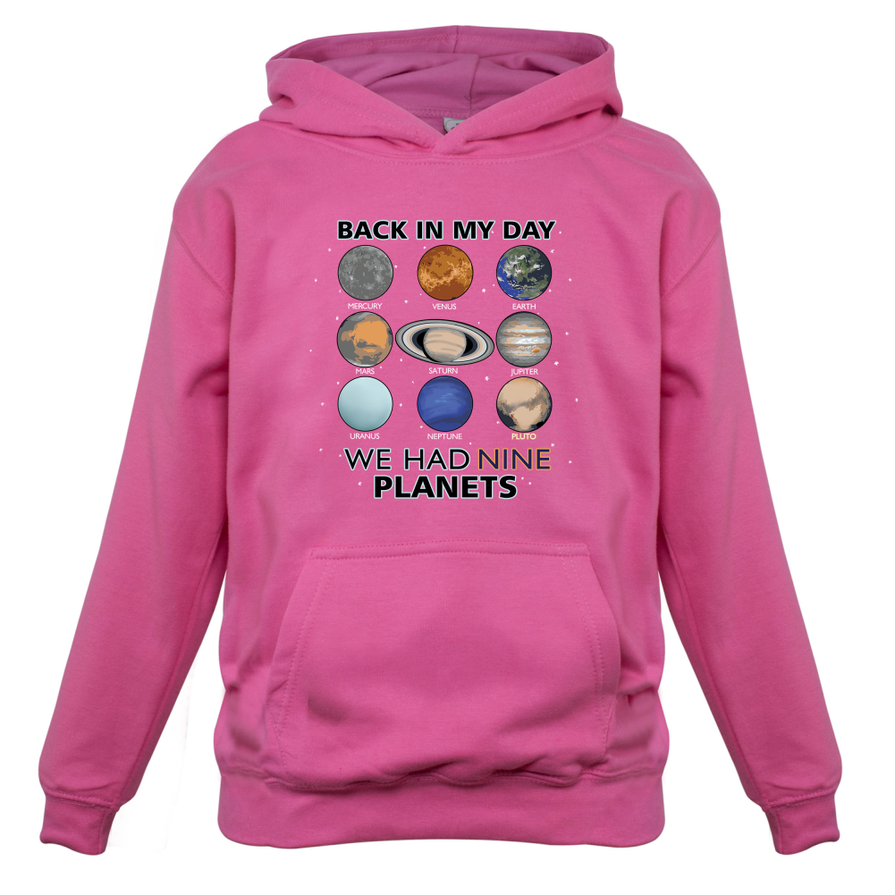 We Had Nine Planets Kids T Shirt