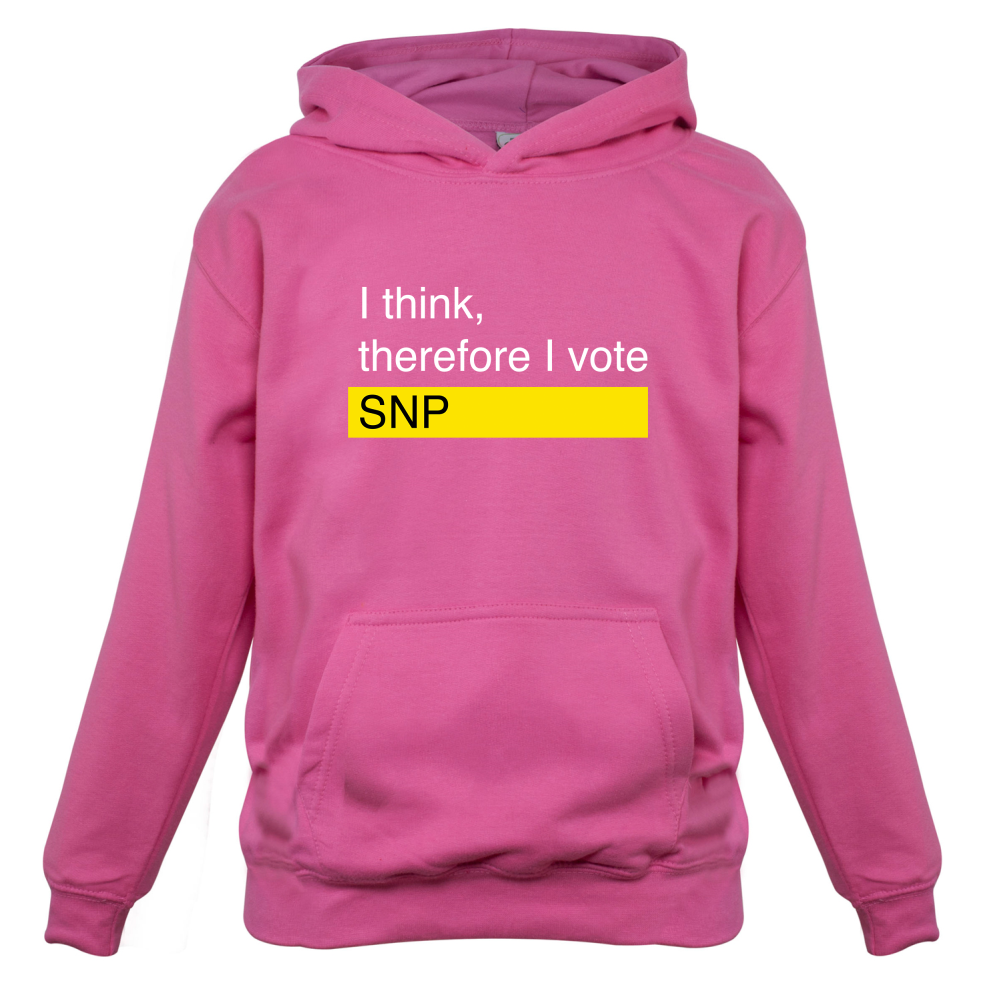I think, therefore I vote SNP Kids T Shirt
