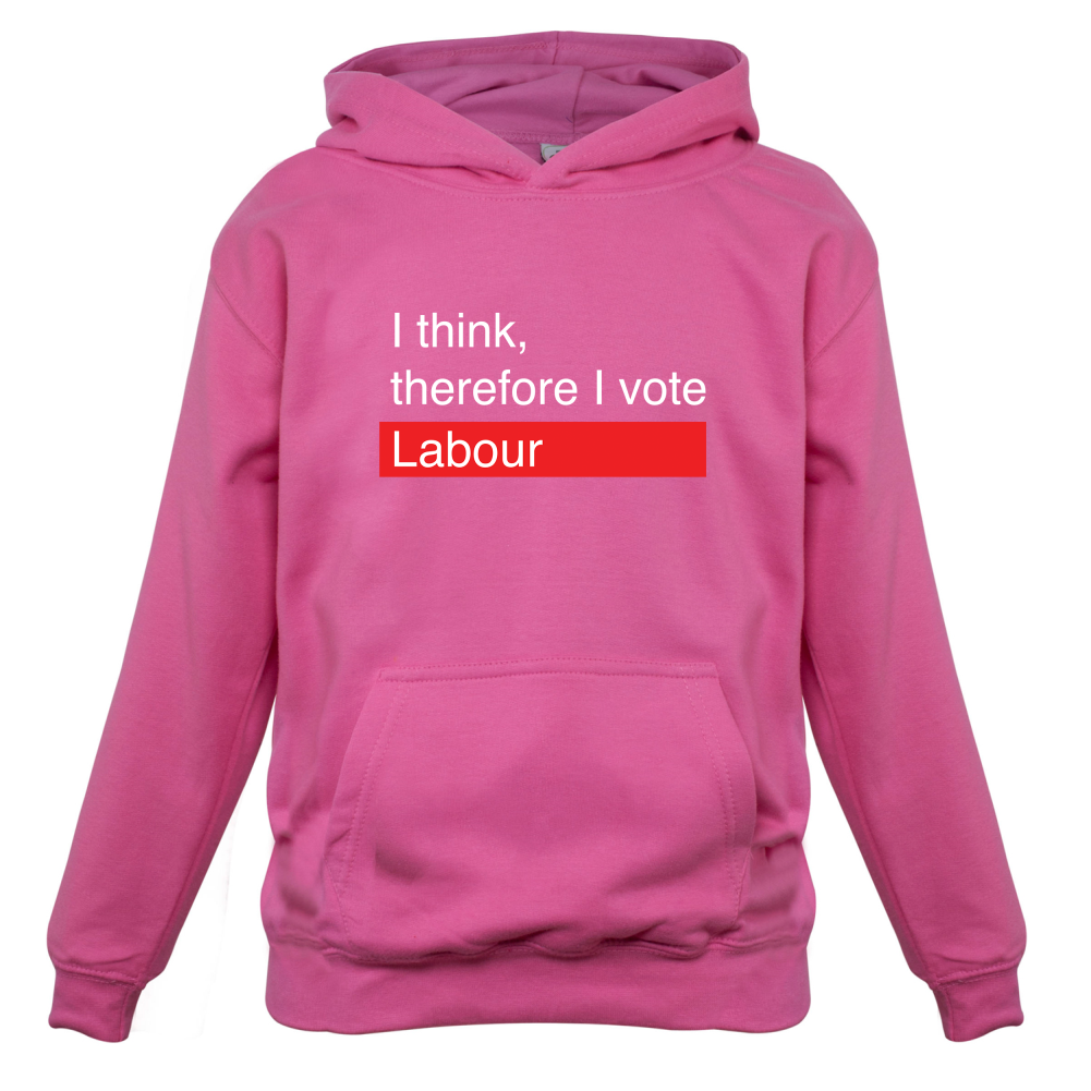 I think, therefore I vote Labour Kids T Shirt