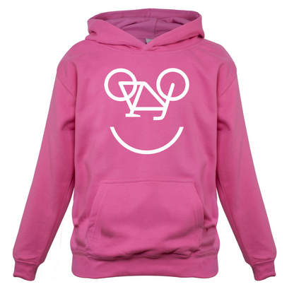 Bicycle Smiley Face Kids T Shirt