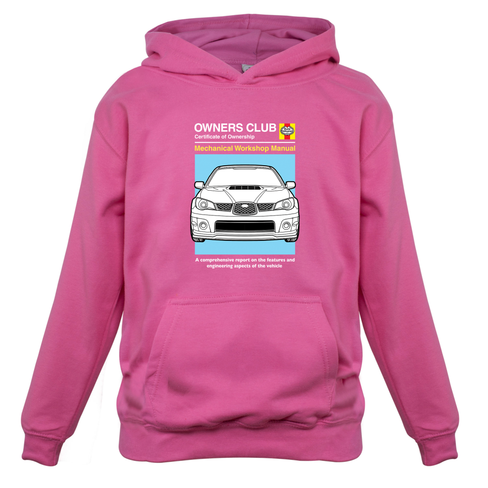 Car Owners Manual Impreza Kids T Shirt