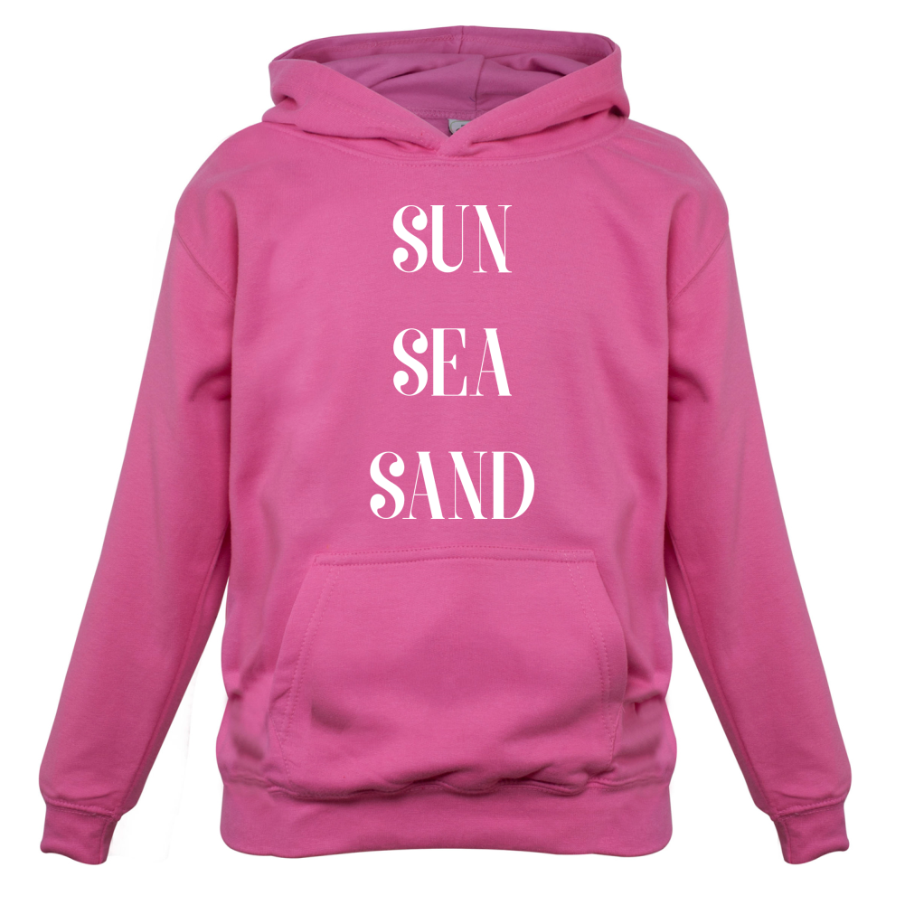 Sun Sea Sand Kids T Shirt